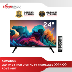 Led TV 24 Inch Advance Frameless ADV2405T