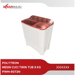 Mesin Cuci 2 Tabung Polytron 9 Kg Twin Tub PWM-9072N/B Mesin Cuci 2 Tabung Polytron 9 Kg Twin Tub PWM-9072N/B