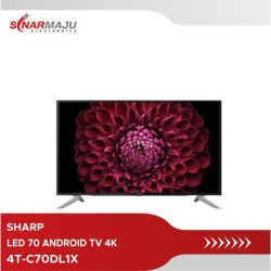 LED TV 70 Inch SHARP Android TV 4K 4T-C70DL1X