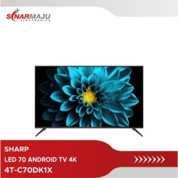 LED TV 70 Inch SHARP Android TV 4K 4T-C70DK1X