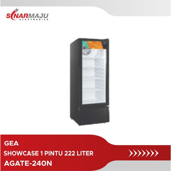 Showcase 1 Pintu RSA 222 Liter Display Cooler AGATE-240N