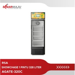 Showcase 1 Pintu RSA 328 Liter Display Cooler AGATE-320C