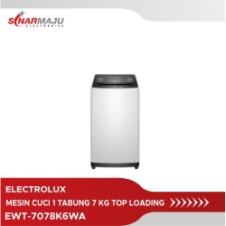 MESIN CUCI 1 TABUNG ELECTROLUX 7 KG TOP LOADING EWT-7078K6WA