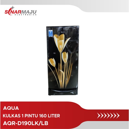 Kulkas 1 Pintu Aqua 160 liter AQR-D190LK/LB