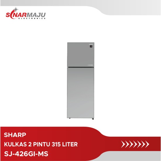 Kulkas 2 Pintu SHARP 315 liter SJ-426GI-MS