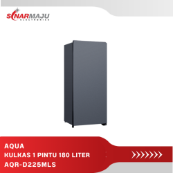 KULKAS 1 PINTU AQUA 180 LITER AQR-D225MLS
