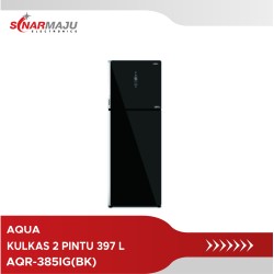 Kulkas 2 Pintu Aqua 297 Liter AQR-385IG(BK)