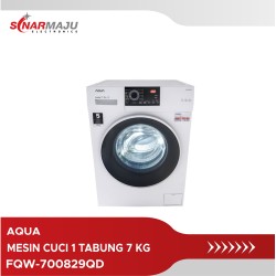 Mesin Cuci 1 Tabung AQUA 7 Kg Front Loading FQW-700829QD