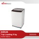 Mesin Cuci 1 Tabung Aqua 9 Kg Top Loading AQW-98DD