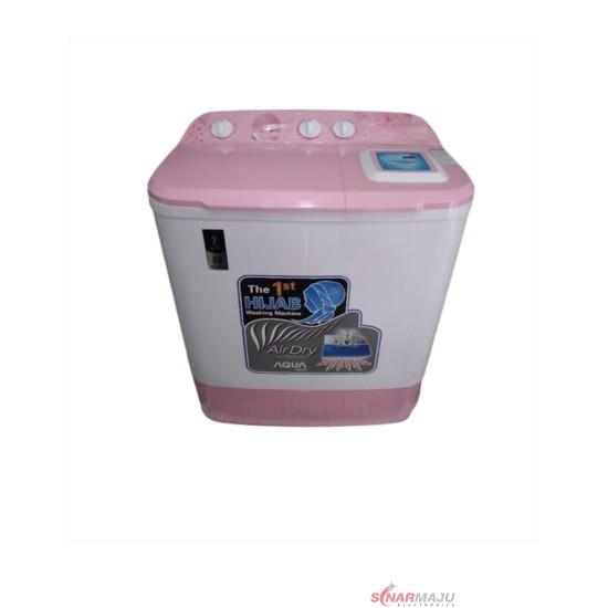 Mesin Cuci 2 Tabung Aqua 7 Kg Twin Tub QW-761XT