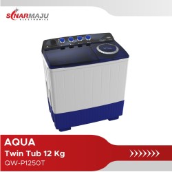 Mesin Cuci 2 Tabung Aqua 12 kg QW-P1250T Hijab Mode