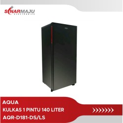 Kulkas 1 Pintu Aqua 140 liter AQR-D181-DS/LS