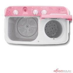 Mesin Cuci 2 Tabung AQUA 8 Kg Twin Tub QW-861XT