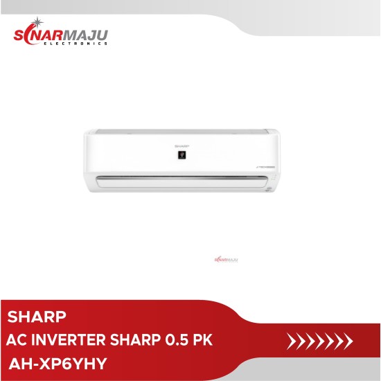 AC Inverter SHARP 0.5 PK Plasmacluster Smart Operation AH-XP6YHY (Unit Only)