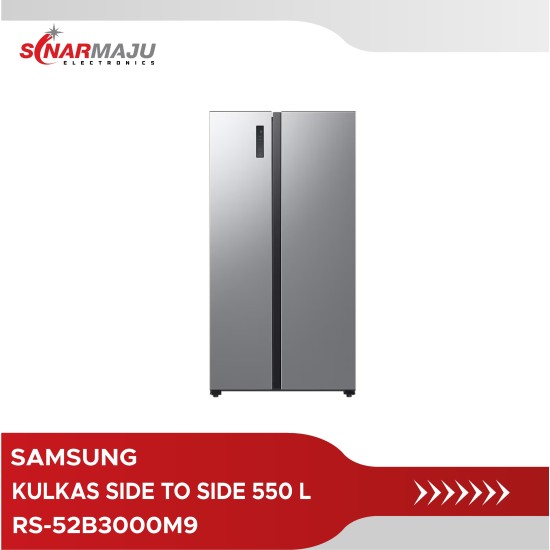 Kulkas Side By Side Samsung 550L Around Cooling RS-52B3000M9