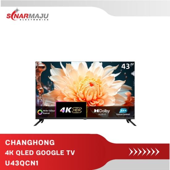 4K QLED Google TV CHANGHONG U43QCN1