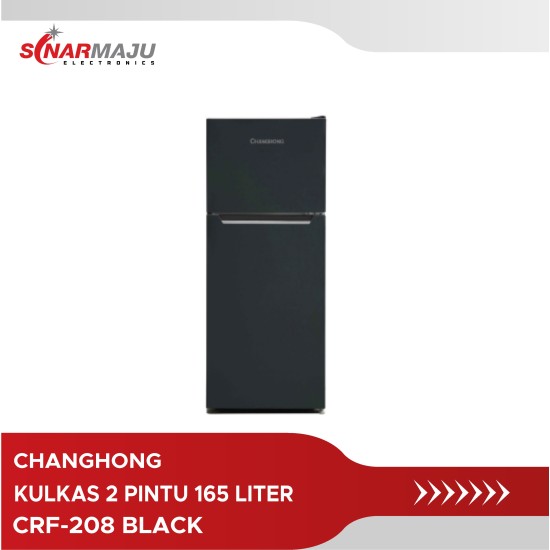 Kulkas 2 Pintu Changhong 165 Liter CRF-208-BLACK