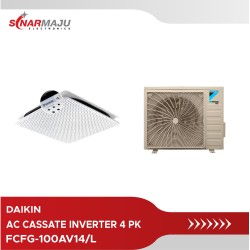 AC Surround Cassette Kiriu Smart Inverter Daikin 4 PK Malaysia Wireless FCFG-100AV14/L