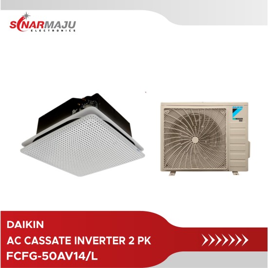 AC Surround Cassette Kiriu Smart Inverter Daikin 2 PK Malaysia Wireless FCFG-50AV14/L