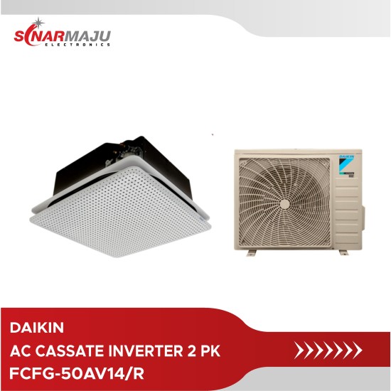 AC Surround Cassette Kiriu Smart Inverter Daikin 2 PK Malaysia Wired FCFG-50AV14/R