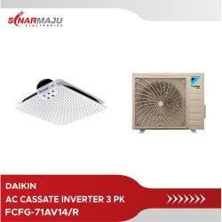 AC Surround Cassette Kiriu Smart Inverter Daikin 3 PK Malaysia Wired FCFG-71AV14/R