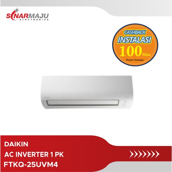 AC Inverter Daikin 1 PK FTKQ-25UVM4 (Unit Only)