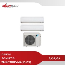 AC Inverter Multi-S Daikin 0.5 PK dan 0.5 PK 2MKC30QVM40 (15 dan 15) Unit Only