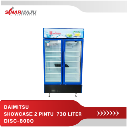 Showcase 2 Pintu Daimitsu 730 Liter Display Cooler DISC-8000