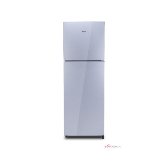 Kulkas 2 Pintu Aqua Refrigerator 223 Liter AQR-D261(DS/LS)