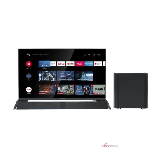 LED TV 32 Inch Polytron HD Ready Android TV Cinemax Soundbar TV PLD-32BAG9953E LED TV 32 Inch Polytron HD Ready Android TV Cinemax Soundbar TV PLD-32BAG9953E