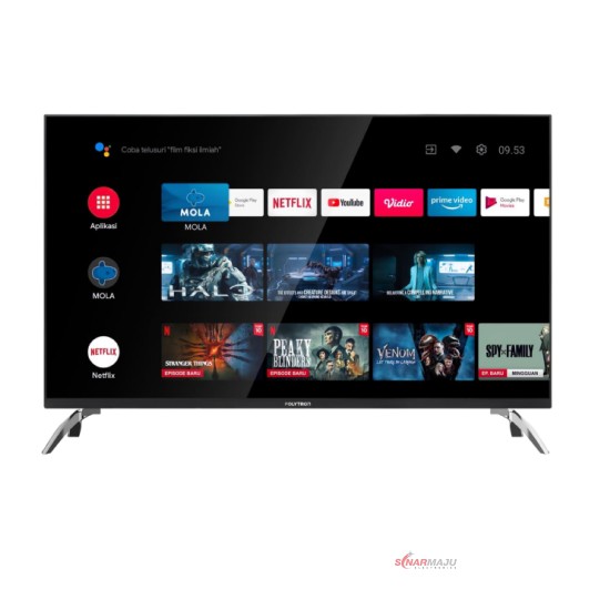 LED TV 43 Inch Polytron Full HD Android TV PLD-43AG9953/E LED TV 43 Inch Polytron Full HD Android TV PLD-43AG9953/E