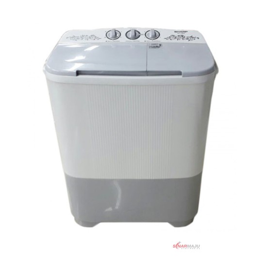Mesin Cuci 2 Tabung Sharp 6.5 Kg Twin Tub ES-T65MW Mesin Cuci 2 Tabung Sharp 6.5 Kg Twin Tub ES-T65MW