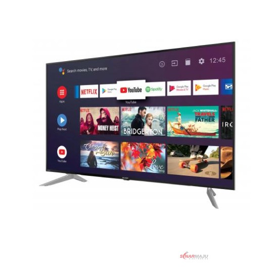 LED TV 60 Inch SHARP Android TV 4K 4T-C60DL1X