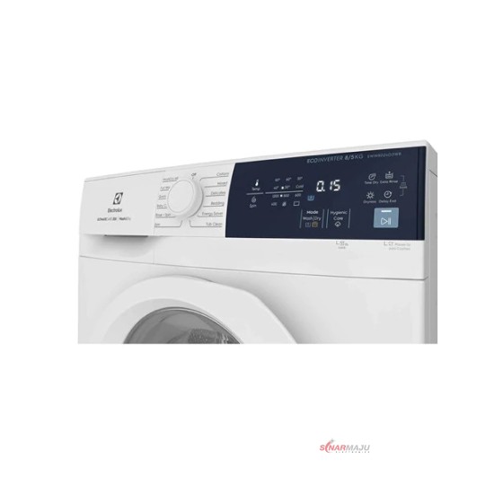 Mesin Cuci 1 Tabung Washer & Dryer Electrolux 8 Kg Front Loading EWW-8024D3WB Mesin Cuci 1 Tabung Washer & Dryer Electrolux 8 Kg Front Loading EWW-8024D3WB