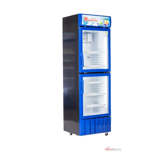 Showcase 2 Pintu Daimitsu 420 Liter Display Cooler DISC-506