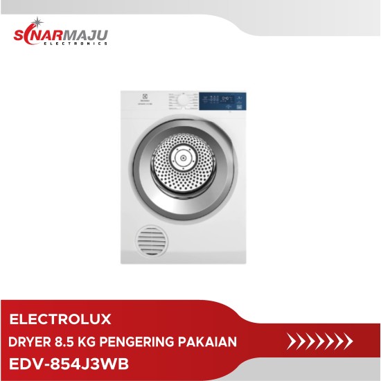 Dryer 8.5 Kg Electrolux Pengering Pakaian EDV-854J3WB Dryer 8.5 Kg Electrolux Pengering Pakaian EDV-854J3WB