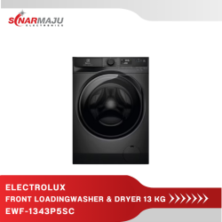 MESIN CUCI 1 TABUNG ELECTROLUX 13 KG FRONT LOADING EWF-1343P5SC