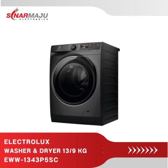 Mesin Cuci 1 Tabung Washer & Dryer 13 Kg Front Loading EWW-1343P5SC Mesin Cuci 1 Tabung Washer & Dryer 13 Kg Front Loading EWW-1343P5SC