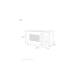 Microwave Oven Electrolux 20 Liter EMG-EMG-20D22B