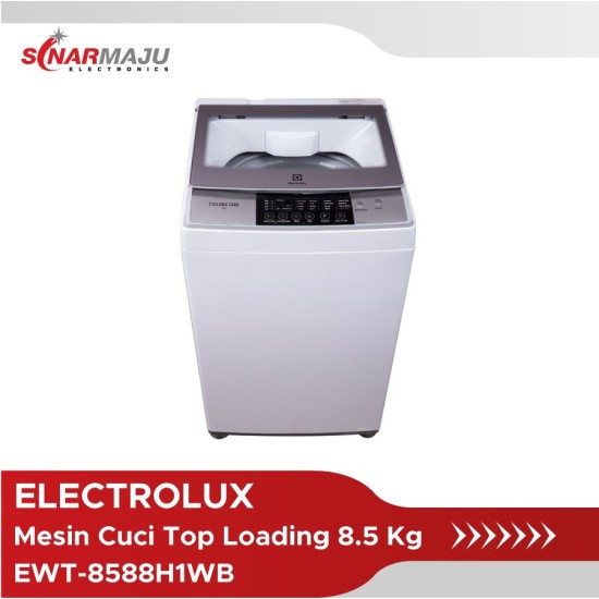 Mesin Cuci 1 Tabung Electrolux 8.5 Kg Top Loading EWT-8588H1WB