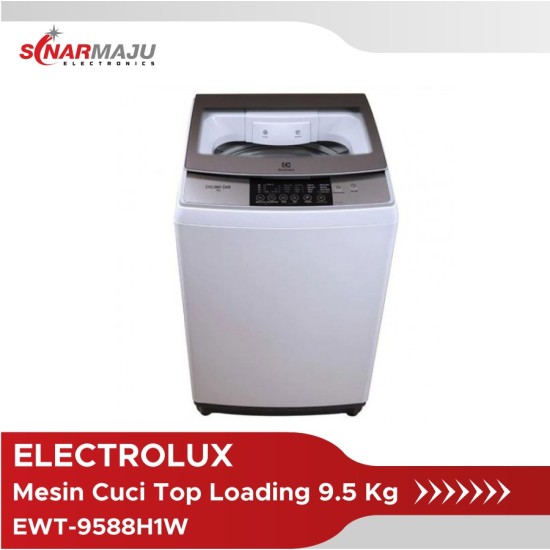 Mesin Cuci 1 Tabung Electrolux 9.5 Kg Top Loading EWT-9588H1WB