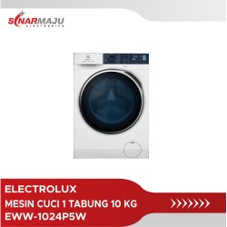 Mesin Cuci 1 Tabung Washer & Dryer Electrolux 10 Kg Front Loading EWW-1024P5WB