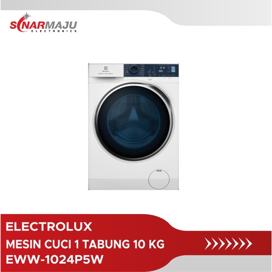 Mesin Cuci 1 Tabung Washer & Dryer Electrolux 10 Kg Front Loading EWW-1024P5WB
