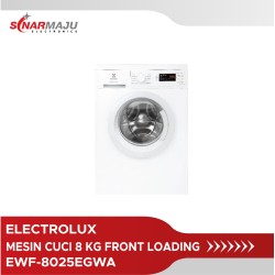 Mesin Cuci 1 Tabung Electrolux 8 Kg Front Loading EWF-8025EGWA
