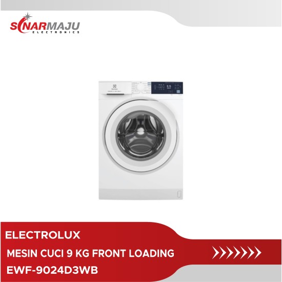 Mesin Cuci 1 Tabung Electrolux 9 Kg Front Loading EWF-9024D3WB