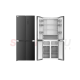 KULKAS SIDE BY SIDE GEA 460 LITER G4D-460 BLACK INOX
