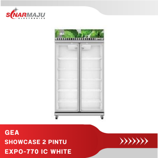 SHOWCASE DISPLAY COOLER 770 LITER GEA EXPO-770 IC WHITE