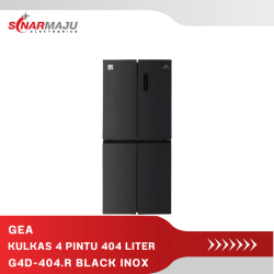 Kulkas  Multidoor GEA 4 pintu 404 liter G4D-404.R BLACK INOX
