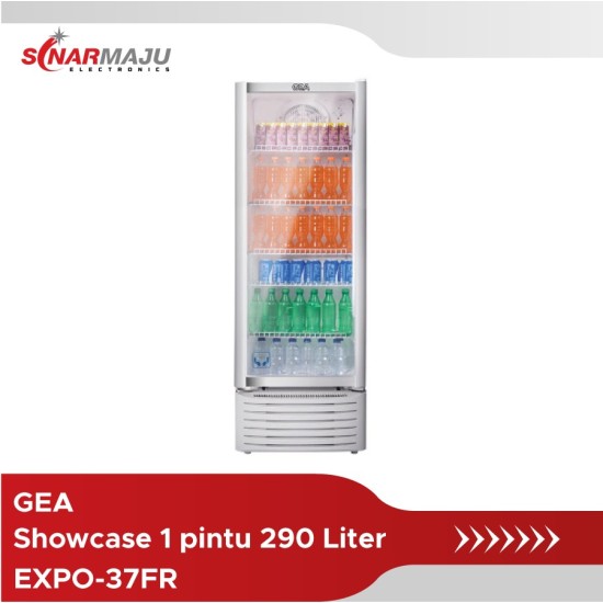 Showcase GEA Pendingin Minuman 1 pintu 290 Liter Expo-37FR