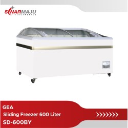 Sliding Curve Glass Freezer GEA 600 Liter SD-600BY